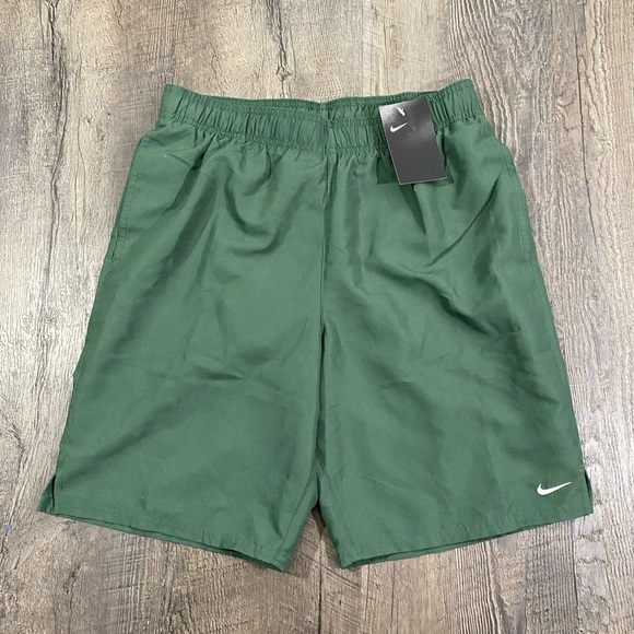 NIKE Men's Standard Solid Lap 9" Volley Short Swim Trunk - Picture 2 of 5